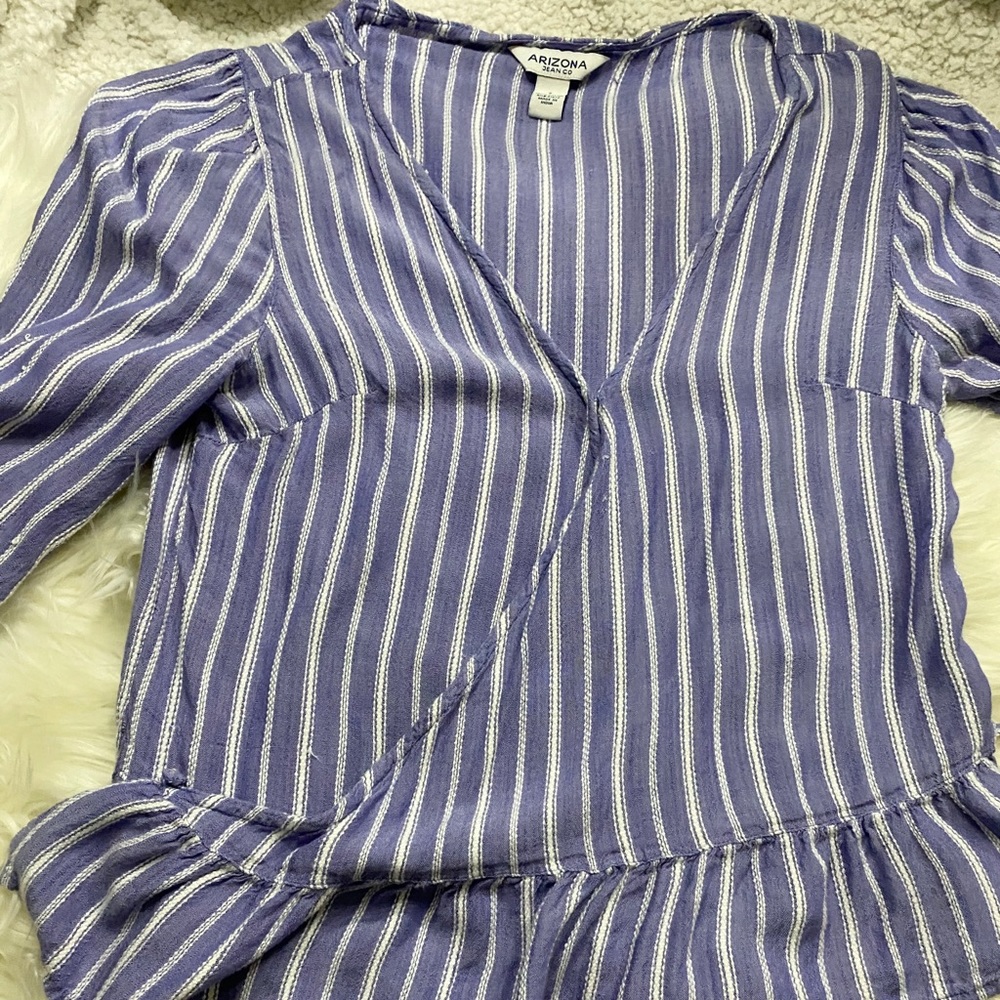 striped thin long sleeve